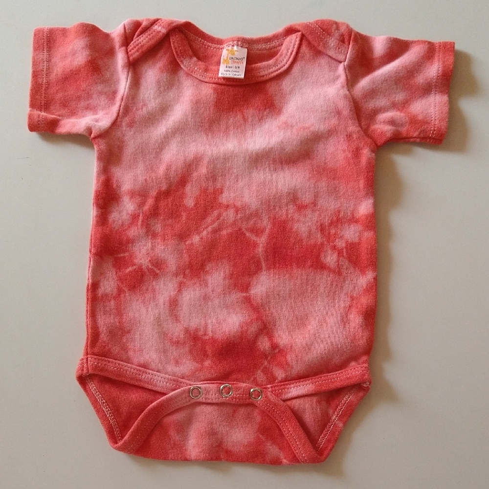 Tie-Dye Red Kids One Piece